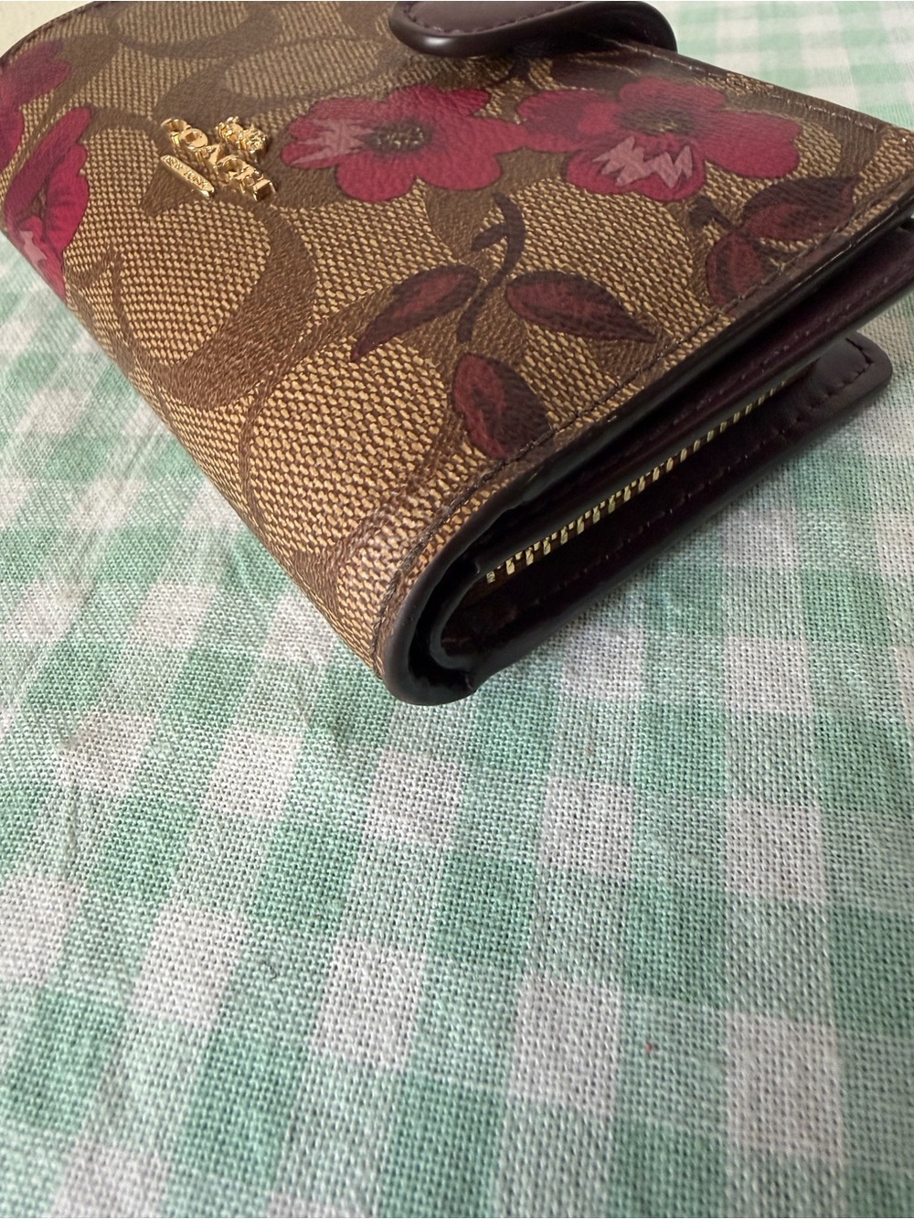 BUNDLE Coach Marlon Victorian Floral Print Hobo Bag & Wallet Set - Picture 11 of 16